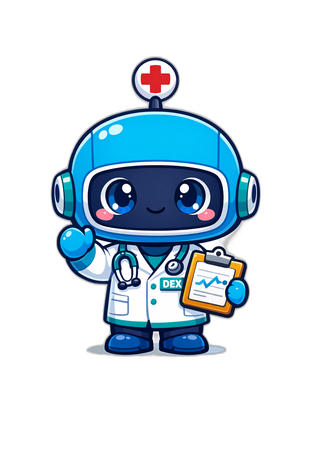 DEX, the HHDex clinical assistant mascot